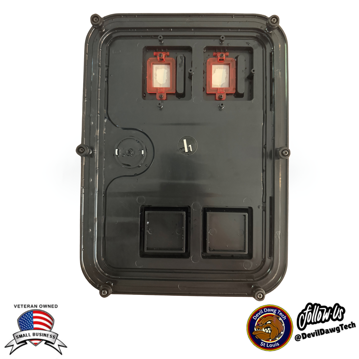 Arcade1Up Faux Coin Door + Mounting Screws