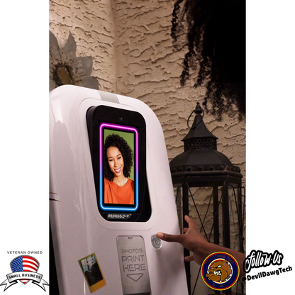 Arcade1Up Touchscreen Photobooth — Filters, Stickers &amp; Instant Prints!