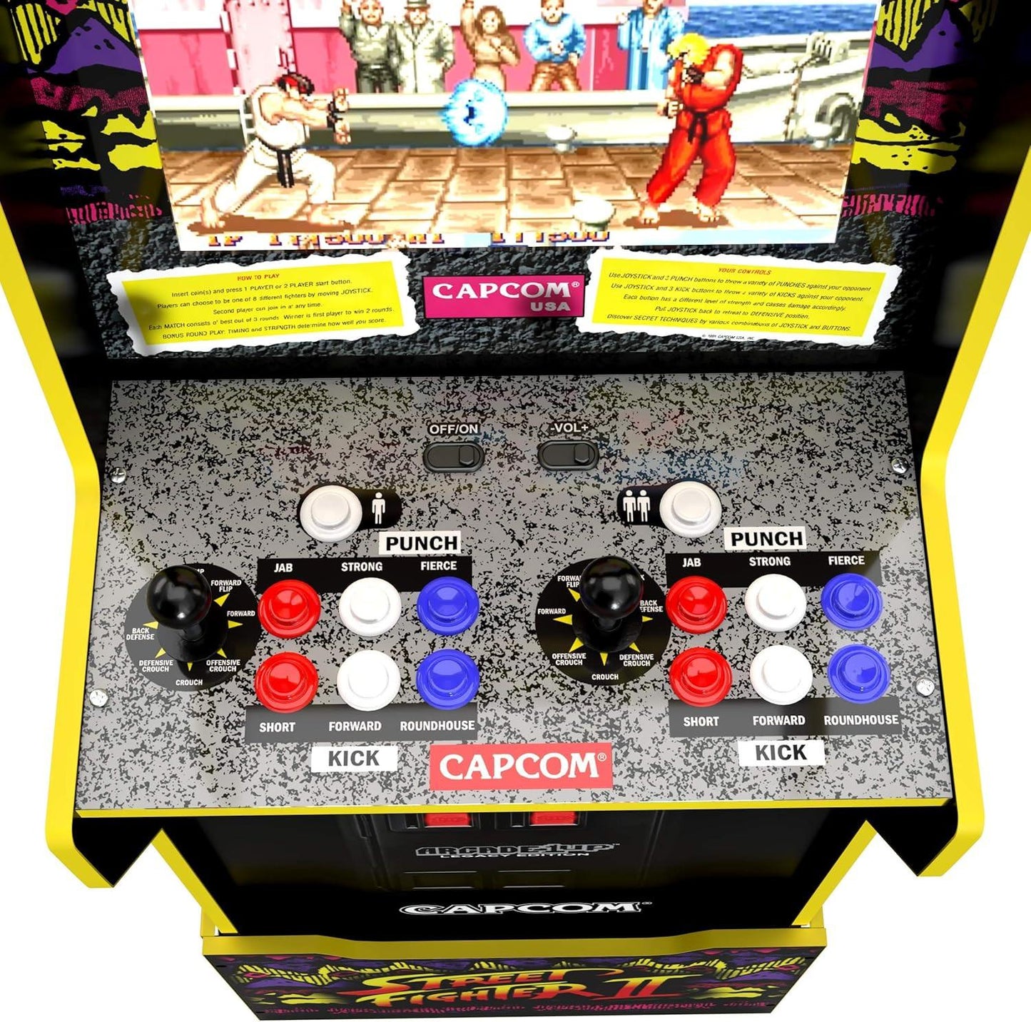 Arcade1Up Street Fighter™ II – Capcom Legacy Edition (12-in-1)