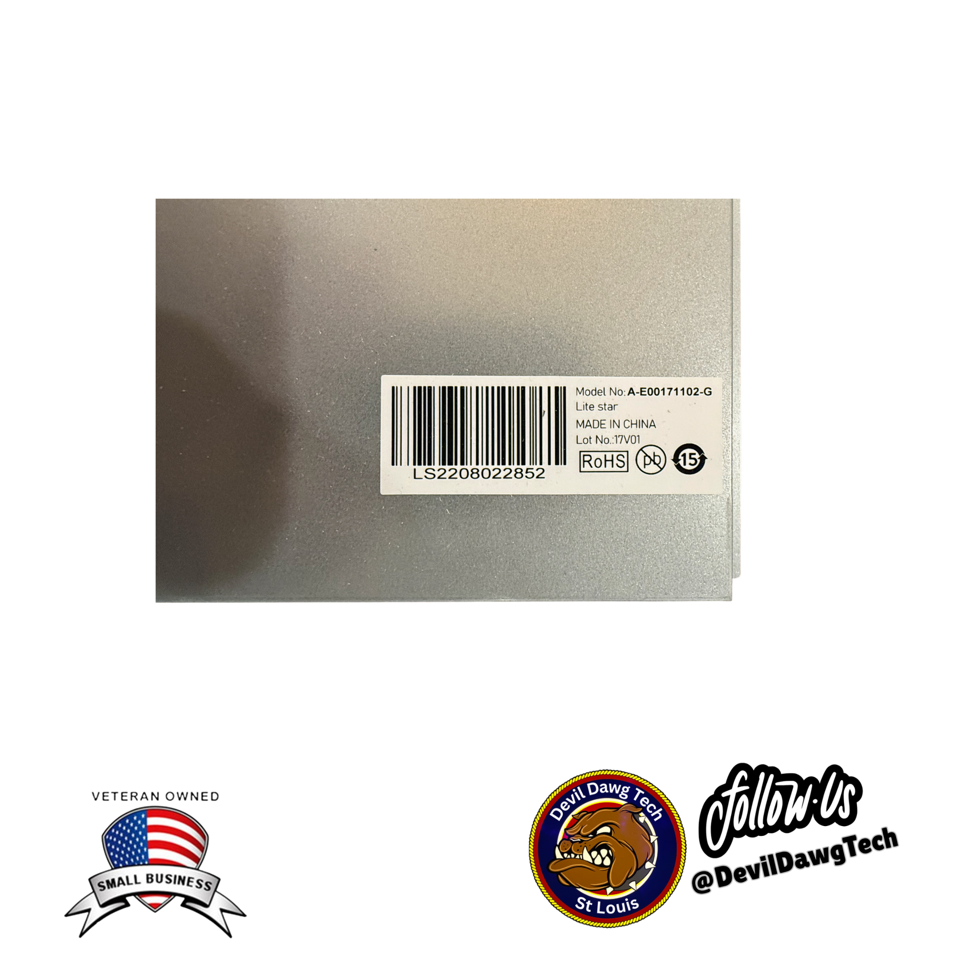 Used Arcade1Up - 17-inch LCD Monitor Assembly17-inch LCD display panel - Model: A-E00171102-G back view with barcode.