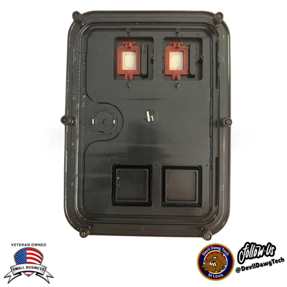 Arcade1Up Faux Coin Door + Mounting Screws