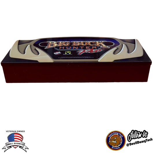Arcade1Up Big Buck Hunter Pro — Front Sign Replacement