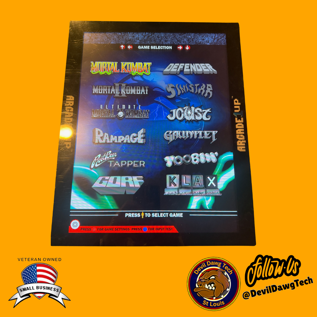 CUSTOM STL CITY SC ARCADE COCKTAIL TABLE – ONE OF A KIND!