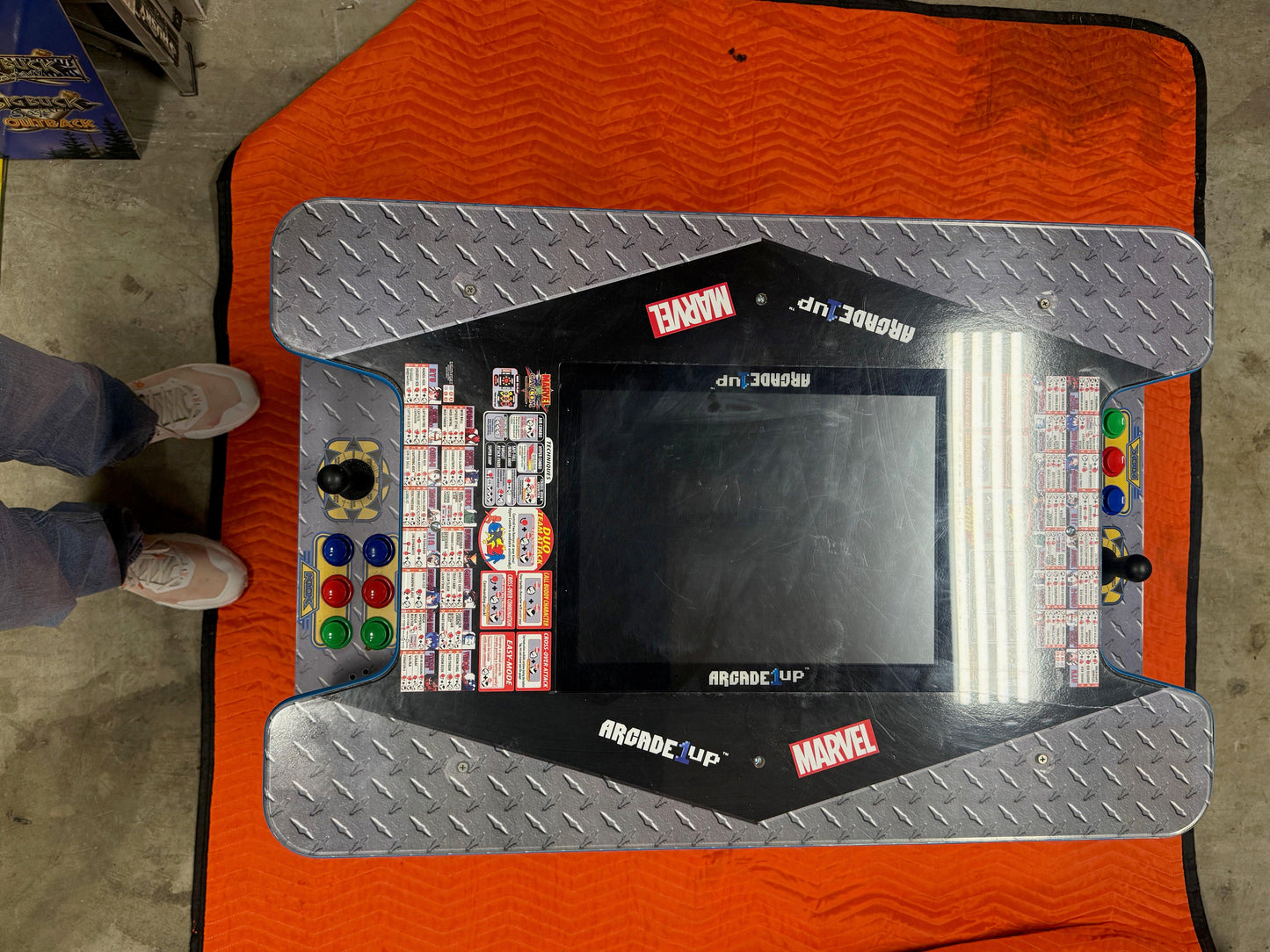 Arcade1Up Marvel vs Capcom Head-to-Head Arcade Table — 8 Games, 2 Players (Like New)