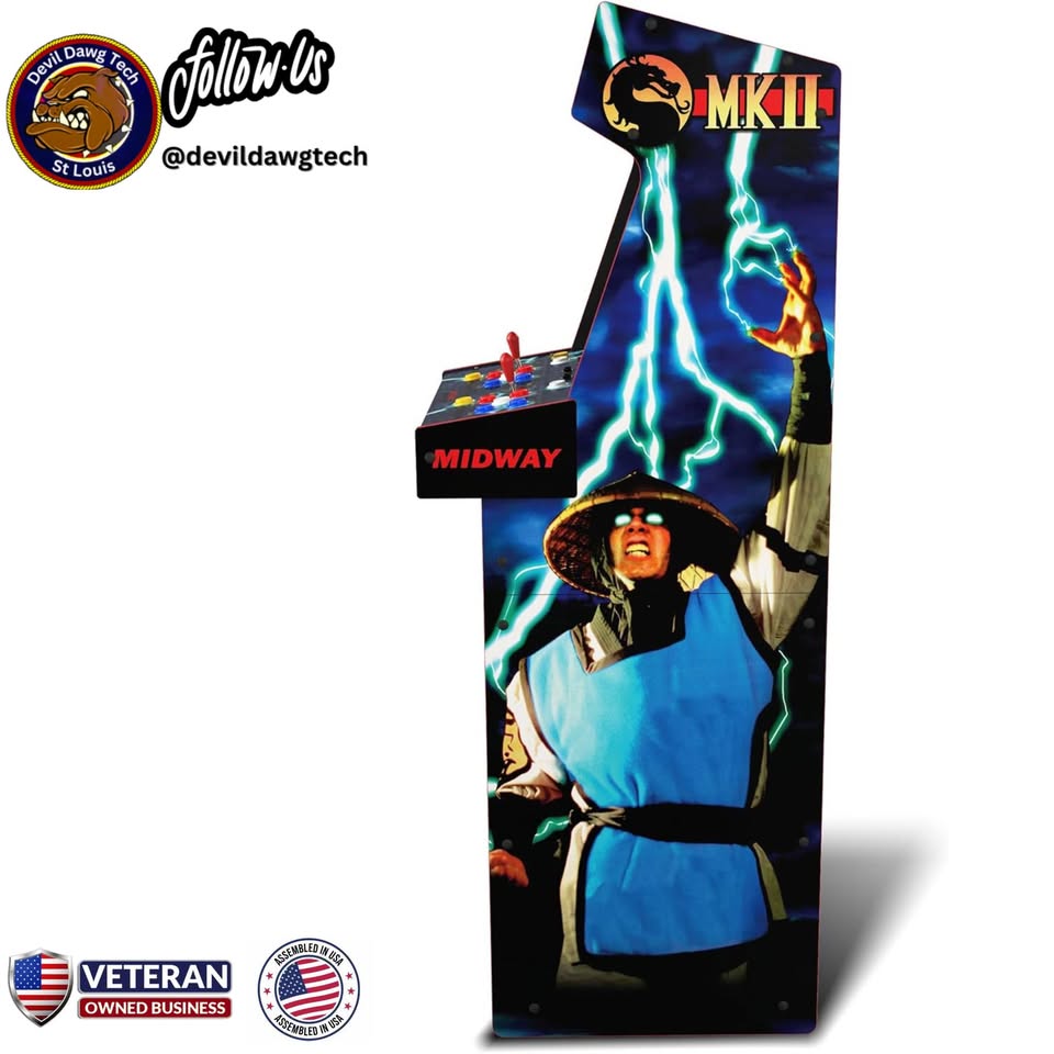 Arcade1Up Mortal Kombat II Deluxe Arcade Game – Reconditioned