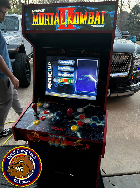 NEW - Mortal Kombat II Deluxe Arcade Game