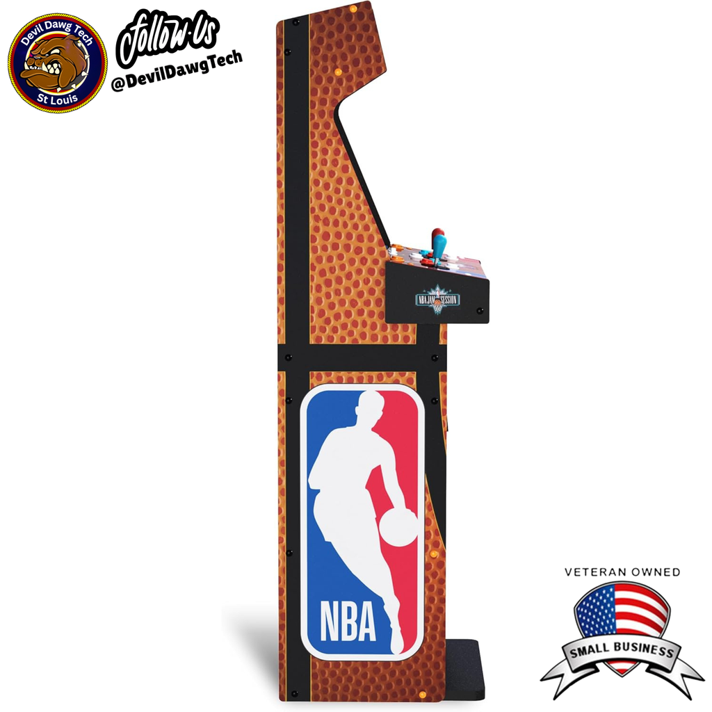 Reconditioned - ARCADE1UP NBA Jam Deluxe 2-Player Control Panel Arcade Machine